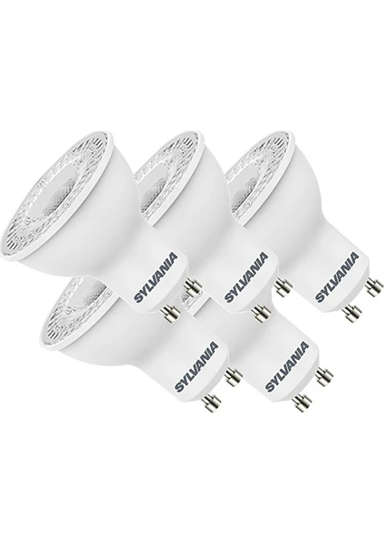 4.5W Çanak Spot Led Ampul Gu10 Duylu 6500K Bembeyaz Işık (6 Adet)