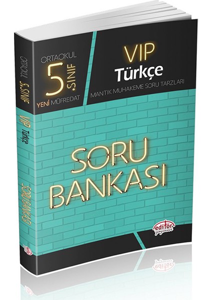 Editör Yayınları 5. Sınıf VIP Türkçe Soru Bankası