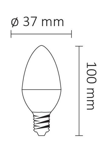 Ack Ultralight 7W Soft Led Mum Ampul - Beyaz 6500K