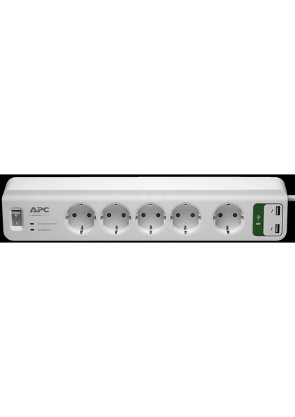 Schneider Electric 5 Li Usb Çıkışlı Akım Korumalı Priz