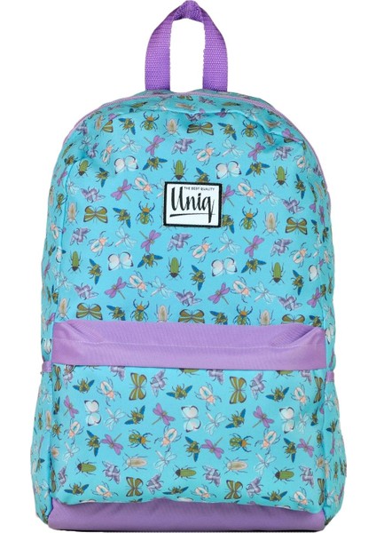 Uniq 95791 Yeşil Kelebek Desenli Sırt Çantası