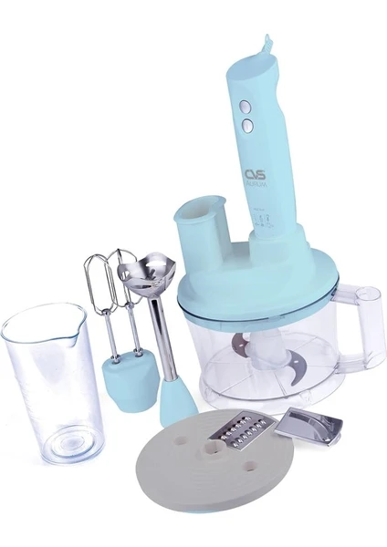 Dn-1265 Aurum Rendeli Blender Set - Mavi