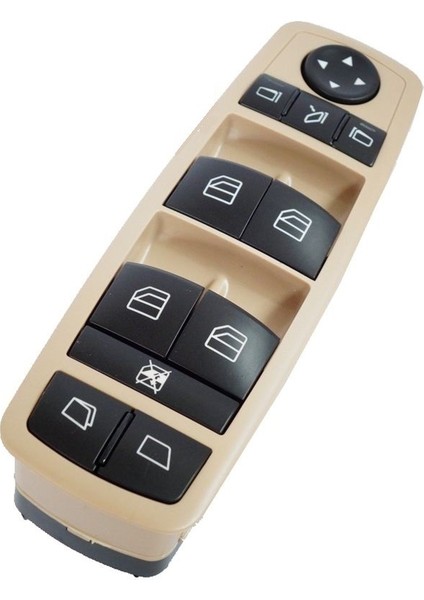 Mercedes X164 Cam Anahtarı Sol Dörtlü - Bej