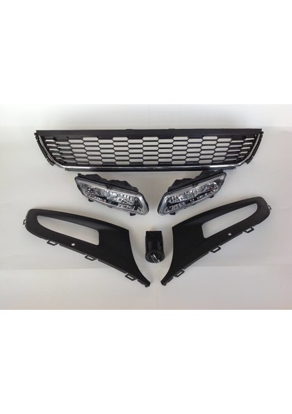Volkswagen Polo 2009 2013 Krom Orta Izgara Sis Farı Ve Izgarasi