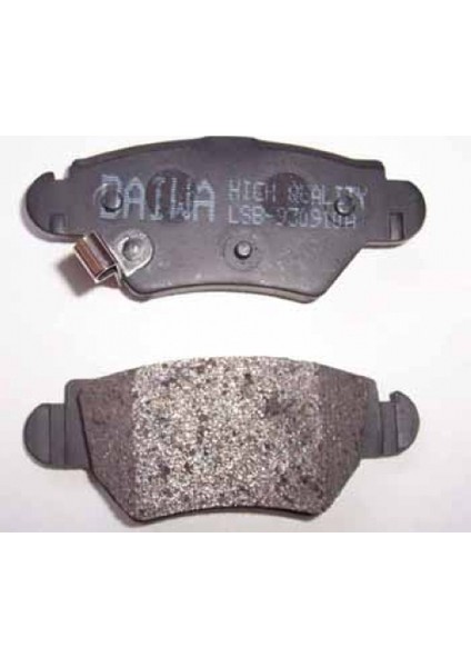 Opel Zafira- 1999/2004 Arka Fren Balatasi (Disk) (104,9X42,7X16,5) (Bramax)