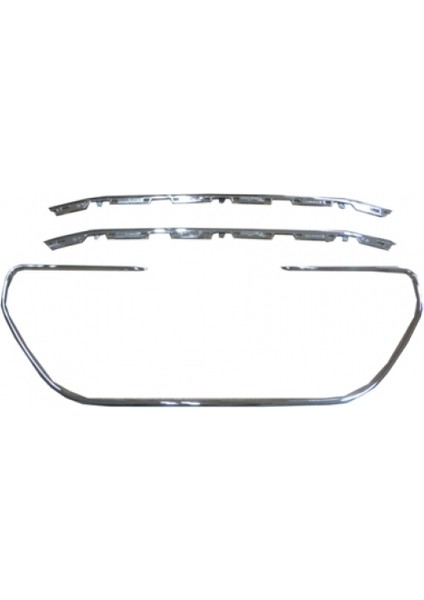 Peugeot 301- 2013/2016 Ön Panjur Dış Nikelaj Çıtası (3 Parça) Set