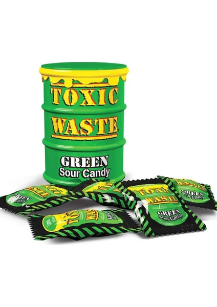 Toxic Waste Green Sour Ekşi Şeker 42 gr