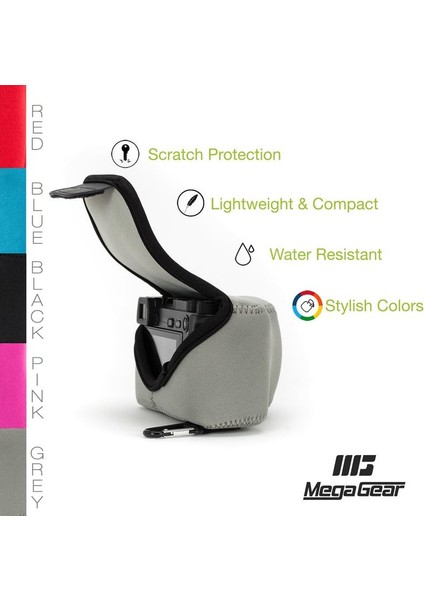 MG080 Sony Alpha Nex-F3, Nex-7, Nex-6 (16-50Mm) Neopren Kamera Kılıfı modelleri