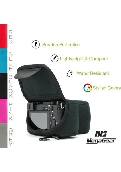 MG1009 Sony Alpha A6500 (16-70Mm) Neopren Kamera Kılıfı modelleri
