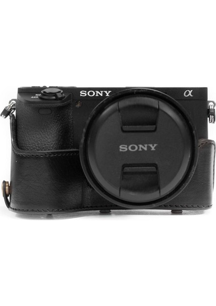 Sony Alpha A6500 (16-70mm) Suni Deri Kamera Çantası indirimleri