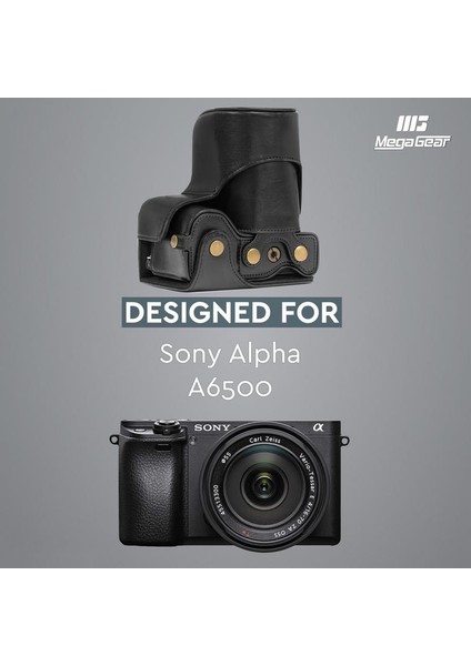 Sony Alpha A6500 (16-70mm) Suni Deri Kamera Çantası fırsatları
