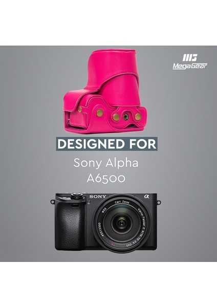 Sony Alpha A6500 (16-70mm) Suni Deri Kamera Çantası fırsatları
