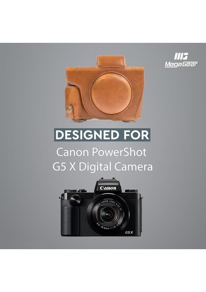 Canon Powershot G5 X Suni Deri Kamera Çantası fırsatları