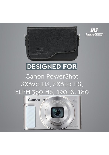 Canon SX610 HS, IXUS 170, Suni Deri Kamera Çantası fiyatları