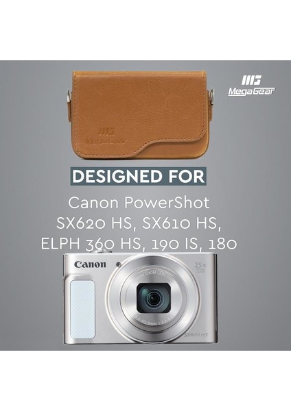 Canon SX610 HS, IXUS 170, Suni Deri Kamera Çantası fiyatları