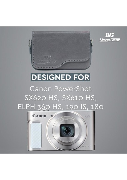 Canon SX610 HS, IXUS 170, Suni Deri Kamera Çantası fiyatları