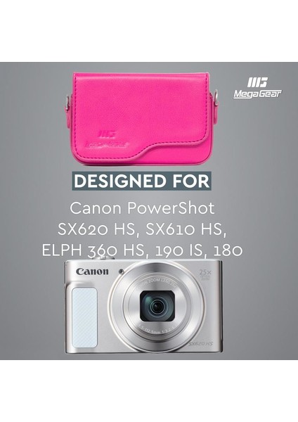 Canon SX610 HS, IXUS 170, Suni Deri Kamera Çantası fiyatları