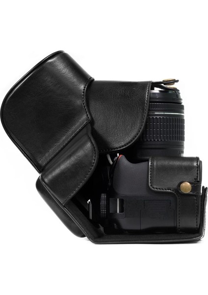 Nikon D3400 (18-55mm) Suni Deri Kamera Çantası fırsatları