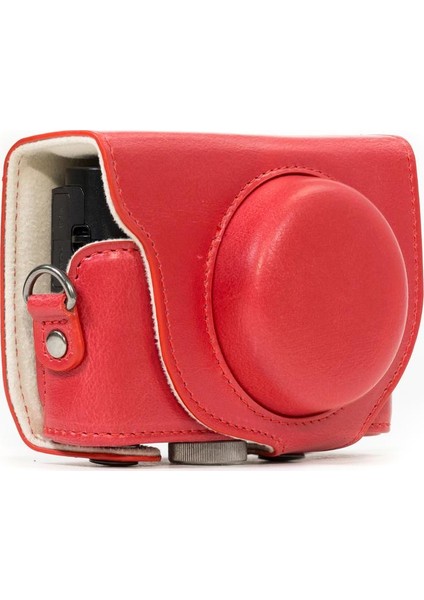 Sony Rx100VI, Rx100V, Rx100IV Suni Deri Kamera Çantası