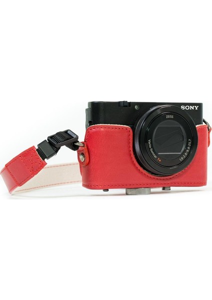 Sony Rx100VI, Rx100V, Rx100IV Suni Deri Kamera Çantası fırsatları