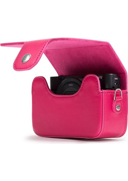 Sony Cyber-Shot Dsc-Hx80 Yatay Suni Deri Kamera Çantası modelleri