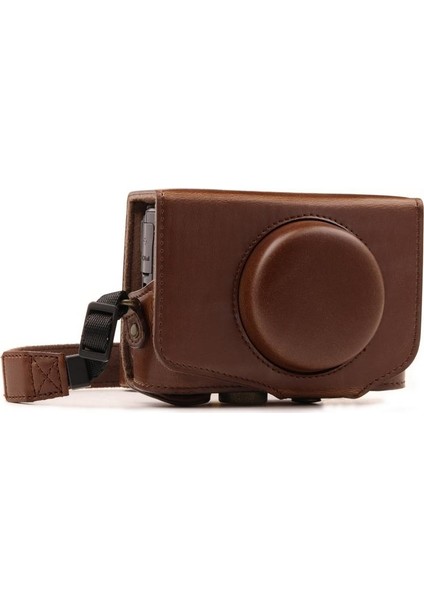 Canon Powershot SX730 HS Suni Deri Kamera Çantası