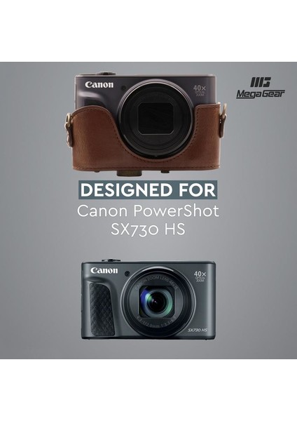 Canon Powershot SX730 HS Suni Deri Kamera Çantası fiyatları