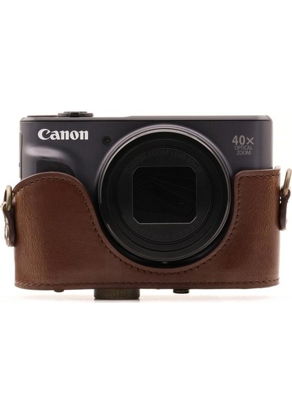 Canon Powershot SX730 HS Suni Deri Kamera Çantası modelleri