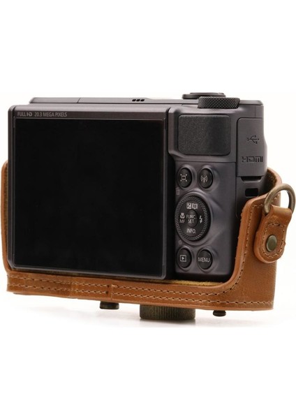 Canon Powershot SX730 HS Suni Deri Kamera Çantası fırsatları