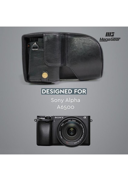 Sony Alpha A6500 (16-70 mm) Gerçek Deri Kamera Çantası fiyatları