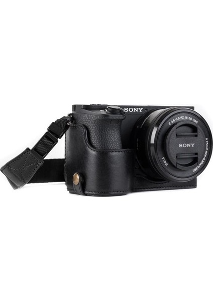 MG1203 Sony Alpha A6500 Hakiki Deri Kamera Çantası modelleri