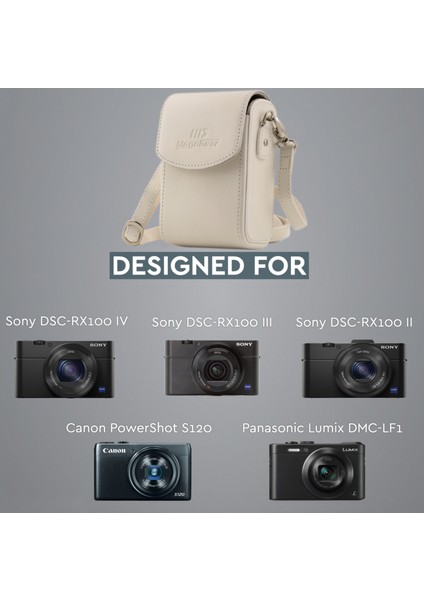 Canon G7X MarkIII, Sony-Rx100VI Suni Deri Kamera Çantası indirimleri