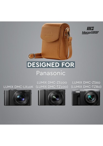 Panasonic ZS60,TZ80,LX10,TZ100 Suni Deri Kamera Çantası indirimleri
