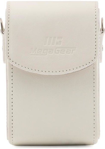 Canon G7 X, G7 X Mark III Suni Deri Dikey Kamera Çantası