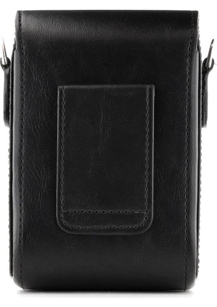 Nikon Coolpix A1000, A900 Suni Deri Dikey Kamera Çantası