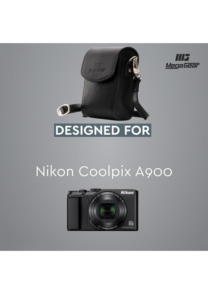 Nikon Coolpix A1000, A900 Suni Deri Dikey Kamera Çantası fırsatları