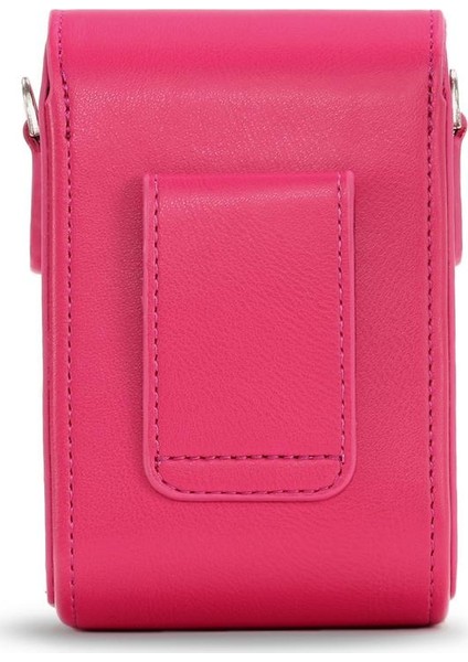 Nikon P340, L28, TZ57 Suni Deri Dikey Kamera Çantası modelleri