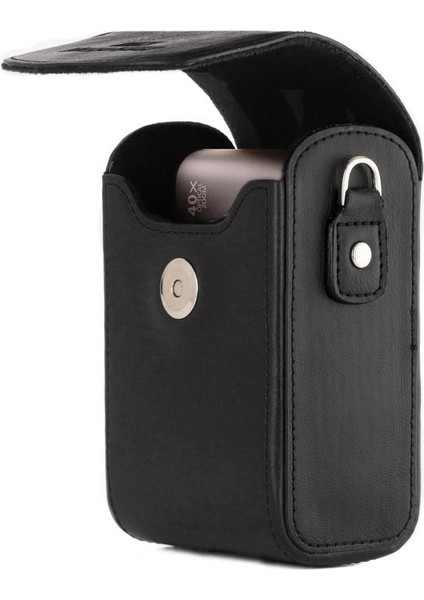 Nikon P340, L28, TZ57 Suni Deri Dikey Kamera Çantası modelleri
