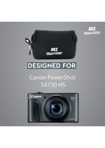 MG1245 Powershot Sx730 Hs, Sx720 Hs, Sx710 Hs, G16, G15 Neopren Kamera Kılıfı