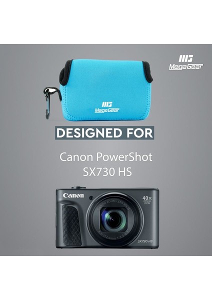 MG1247 Powershot Sx730 Hs, Sx720 Hs, Sx710 Hs, G16, G15 Neopren Kamera Kılıfı