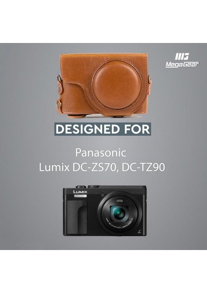 Panasonic ZS70 ZS80, TZ90, TZ95 Suni Deri Kamera Çantası fırsatları