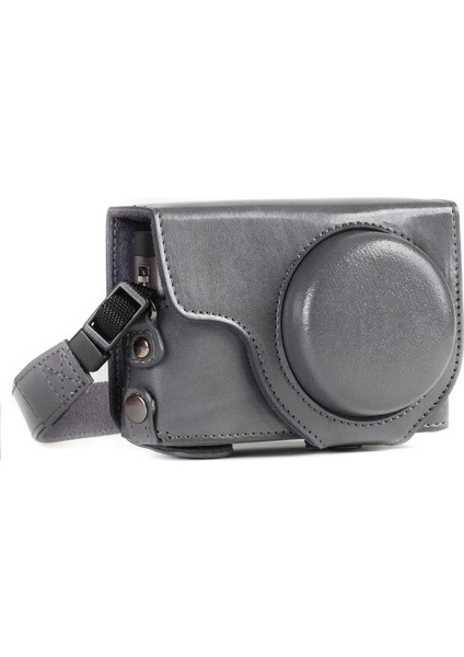 Panasonic ZS70 ZS80, TZ90, TZ95 Suni Deri Kamera Çantası