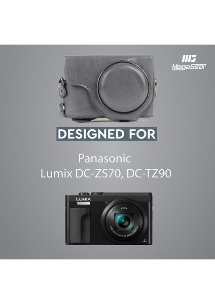 Panasonic ZS70 ZS80, TZ90, TZ95 Suni Deri Kamera Çantası fırsatları