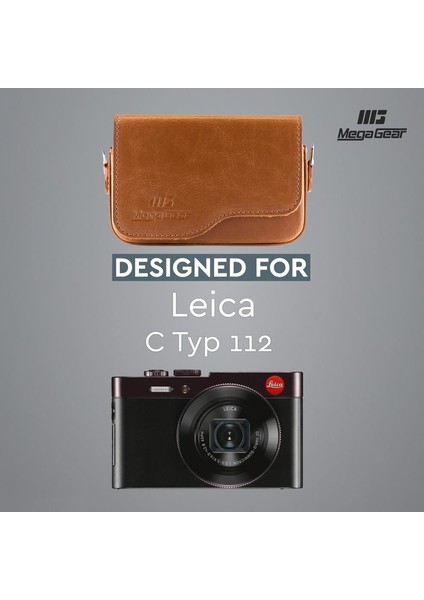 Leica C Typ 112 Suni Deri Yatay Kamera Çantası