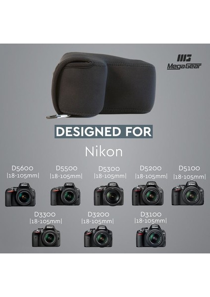 MG1268 Nikon D5600, D3400 (18-105), D5500, + Neopren Kamera Kılıfı