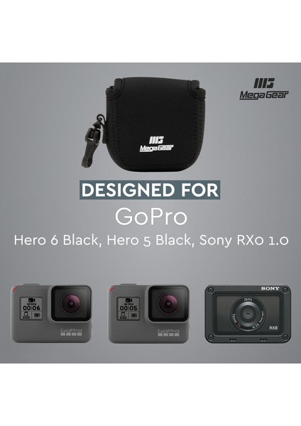 Sony Rx0 1.0, Hero 5 , Hero 6, Hero 8 Neopren Kamera Kılıfı