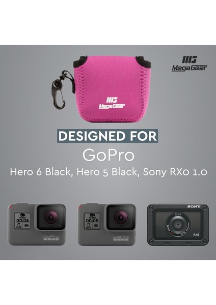 Sony Rx0 1.0, Hero 5 , Hero 6, Hero 8 Neopren Kamera Kılıfı
