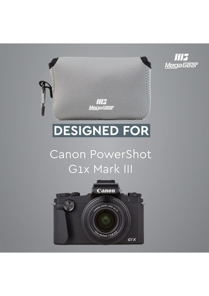 MG1378 Powershot G1 X Mark Iıı Neopren Kamera Kılıfı