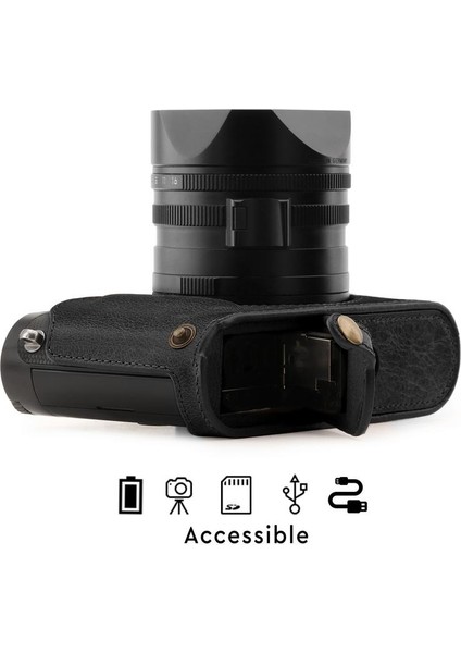 MG1400 Leica Q (Typ 116) Hakiki Deri Kamera Çantası fiyatları