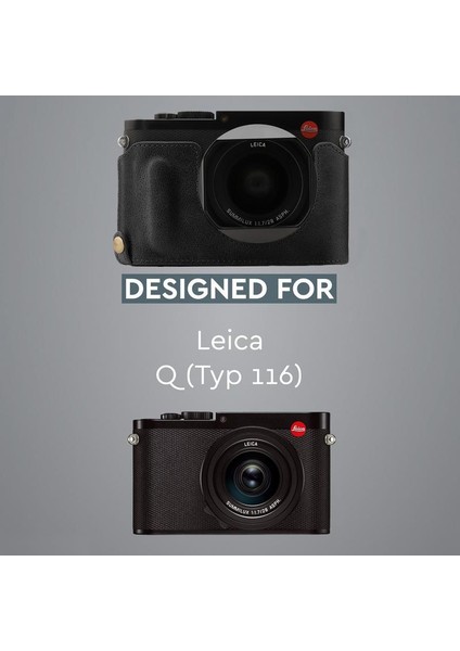 MG1400 Leica Q (Typ 116) Hakiki Deri Kamera Çantası fırsatları